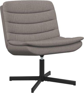 vidaXL Vidaxl - Silla Giratoria Taup&eacute; 63 X 75 X 76 Cm Tela