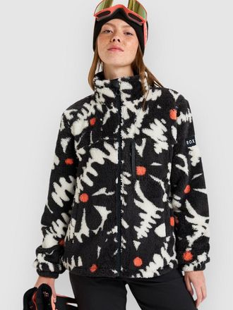 Roxy Alabama Full Zip Printed Fleecejacke schwarz