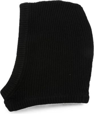 Rick Owens Gebreide capuchon - Heren - Hoeden - Zwart - ONE Size - Accessoires
