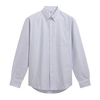 Sebago Camicia 100% Cotone - Heren - Casual Overhemden - Blauw - M - Katoen - Overhemden