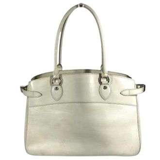 Louis Vuitton Pre-owned Vintage Schoudertas Tote - Dames - Pre-owned - Wit - Maat: ONE Size Leer