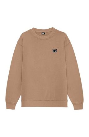Dalix Womens Butterfly Heavyweight Relaxed Sweatshirt in Camel at Nordstrom, Size 3X-Large