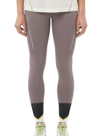 Salomon Womans Shakeout Core Stellar 28 Tights In Iron