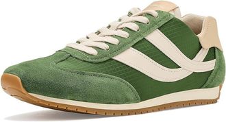Vince Oasis Runner-W Lace-Up Womens Shoes Garden Green : 9.5 M, Leather/Suede