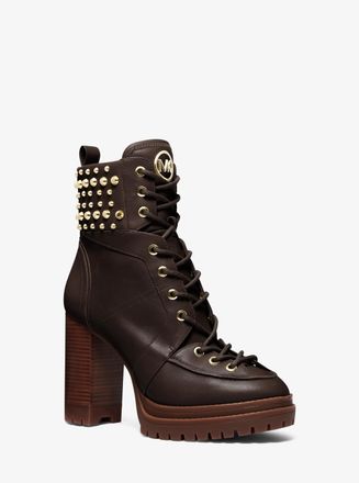 Michael Kors Yvonne Studded Leather Boot