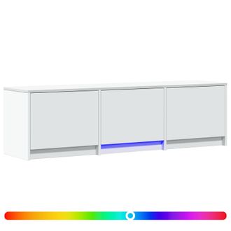 vidaXL Mueble De Tv Con Led 140 X 34 X 40 Cm Madera De Ingenier&iacute;a Vidaxl