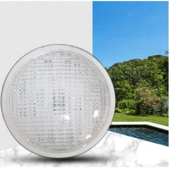 Far lampada o etto luce led 24W piscina pool 6000K luce fredda IP68 PAR56 571F