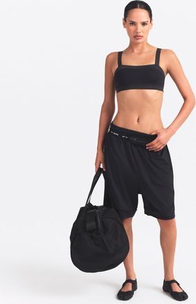 Nike Womens SKIMS Airy Relaxed Shorts in Black | IU2199-054