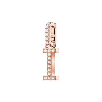 Swarovski Accessoires, Dames, Roze, ONE Size, Charm Alphabet I Crystal Rose Gold