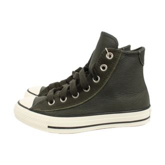 Converse Chuck Taylor All Star Leather & Suede (Wide Width) - female - Converse - Sneakers - Green - 2 UK - Shoes