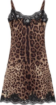 Dolce & Gabbana Dames, Jurken, Beige, Maat: 2XL Katoen