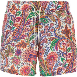 Etro Etro Printed Polyester Swimming Shorts