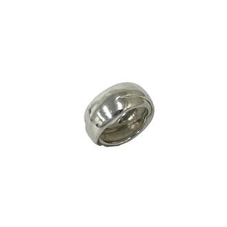 Herm&egrave;s Silver Silver 925 Band Ring (Pre-Owned)