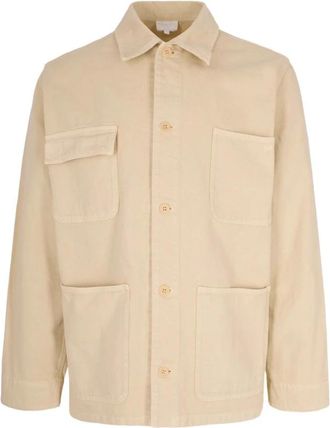 A.P.C. A.p.c. Shirts - Heren - Zomerjassen - Beige - XL - Nylon - Jassen
