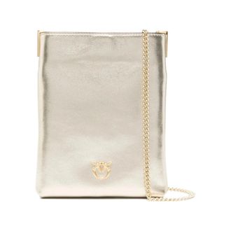 Pinko Pinko, Dames, Tassen, Geel, Maat: ONE Size Leer