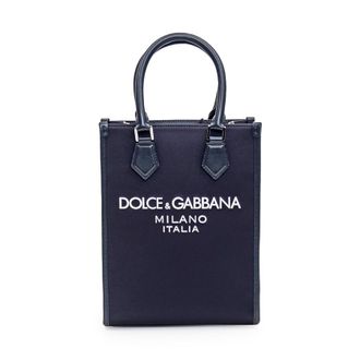 Dolce & Gabbana Dolce & Gabbana Small Nylon Tote Bag With Logo