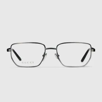 Gucci Rectangular Optical Frame, Black