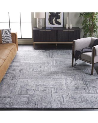 Safavieh Abstract Grey Sienna Hand-Tufted Rug