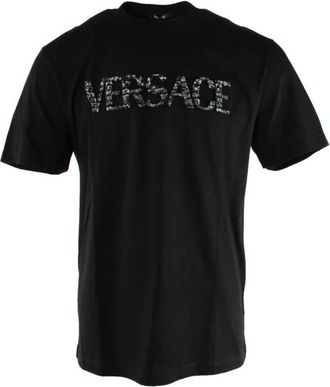 Versace T-shirt - Heren - T-shirts - Zwart - S - Katoen - Tops