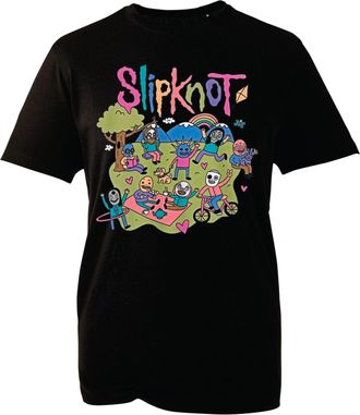 Generic Funny Heavy Metal Cartoon Band T-Shirt - Cute Graphic Tee for Music Fans, Concerts, Gifts & Festivals (Black, M)