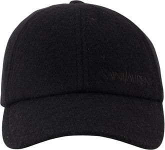 Saint Laurent Heren, Accessoires, Zwart, Maat: 59 CM Kasjmier