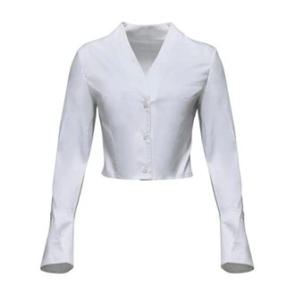 VSP Shirts, female, White, Size: L Candis Cotton Shirt