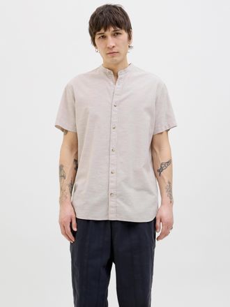 Jack & Jones Kurzarmhemd »JJESUMMER BAND SHIRT SS SN« mit Bandkragen
