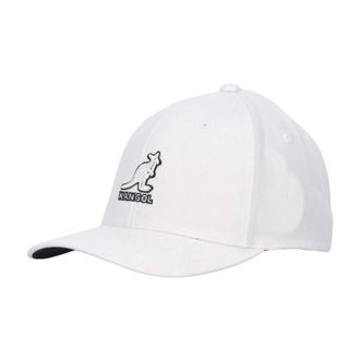Kangol 3D Wol Flexfit Pet - Heren - Accessoires - Wit - Maat: L/Xl Wol