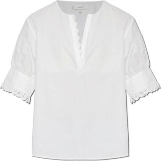 Frame Denim Donna, Camicette, Bianco, M, new