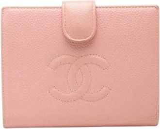 Chanel Pre-owned Portemonnee (bi-fold) - Dames - Vintage Accessoires - Roze - ONE Size - Vintage