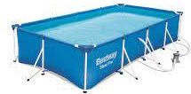 Bestway Piscina Desmontable Tubular Infantil Bestway Family Splash Frame Pool 400x211x81 Cm Depuradora De Cartucho De 1.249 Litros/hora