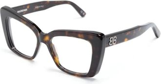 Balenciaga Optisch Montuur - Dames - Brillen - Bruin - 52 MM - Accessoires