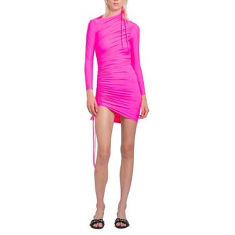 Balenciaga Womens Multicolor Polyamide Casual Dress