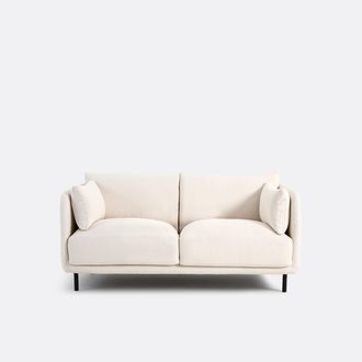 La Redoute Interieurs 2-zitsbank, fijne badstof, Victor