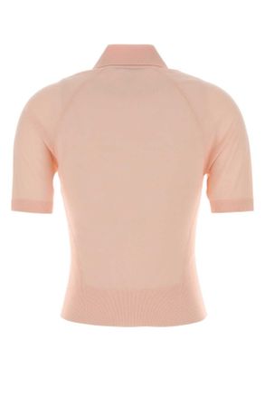 Givenchy Bw61l64zu3 663 Silkpink Exterior: Wool Polo T-shirts And Polos
