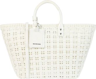 Balenciaga Bistro S Basket Leather Top Handle Bag