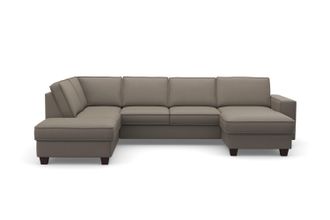 HOME AFFAIRE Wohnlandschaft &raquo;County U-Form&laquo; wahlweise Ottomane links oder rechts, mit Federkern-Polsterung