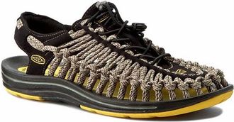 Keen Mens Uneek Sandals In Camo/yellow