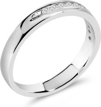 House of Brilliance 18K Gold 1/4 Ctw Diamond Classic 11 Stone Wedding Band Ring in White Gold at Nordstrom, Size 9