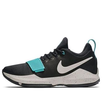 Nike PG 1 Black Aqua Splash Ink Green Version Black Light Bone Light Aqua 878628-002