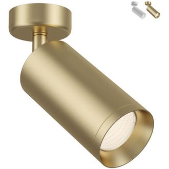 Maytoni Focus Foco T&eacute;cnico L&aacute;mpara De Techo Spotlight Dorado Mate - Maytoni