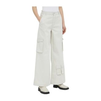 Gestuz Wide Jeans - Dames - Jeans - Wit - Maat: S Denim