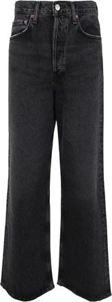 A Gold E Straight Jeans - Dames - Loose Fit Jeans - Zwart - W26 - Denim - Jeans