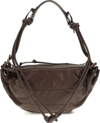 Isabel Marant Womens Shoulder Bag Maia Chocolate Lambskin