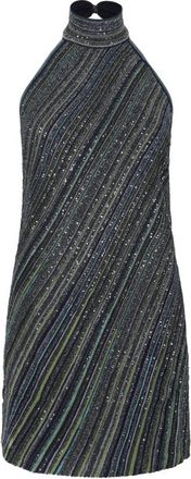 Missoni Multicolor Metallic Halterneck Mini Jurk - Dames - Feestkleedjes - Veelkleurig - 2XS - Kleedjes