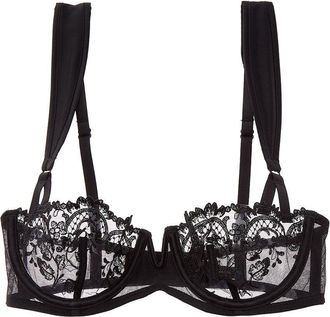 Kiki De Montparnasse Kiki de Montparnasse Juliette Silk-Trim Balconette Bra