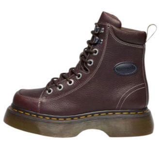 Dr. Martens (WMNS) Dr. Martens BUZZ 8-EYE Grizzly Lace Up Boots Dark Brown 42033200