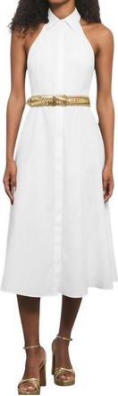 DMN Paris Sissi Midi Dress In White