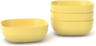 Ekobo Square Cereal Bowl - Set of 4 in Lemon at Nordstrom