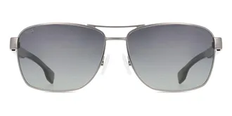 BOSS 1559/O/S Polarized R80/WJ Mens Sunglasses Silver Size 60